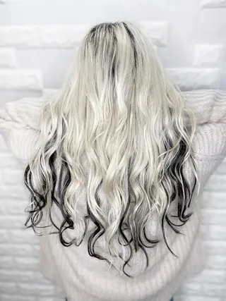 ロング カラー ヘアアレンジ Shelltie Fiel (シェルティフィエル)所属・次世代シールエクステ 錦糸町 小泉 朋之のヘアスタイル