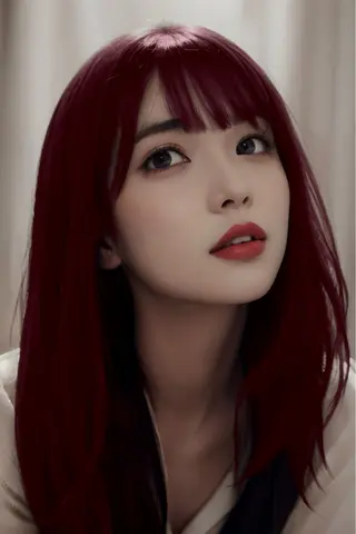 ロング カラー ヘアアレンジ 🎈ブリーチなし暖色 カラー/レッド/ゆいのヘアスタイル