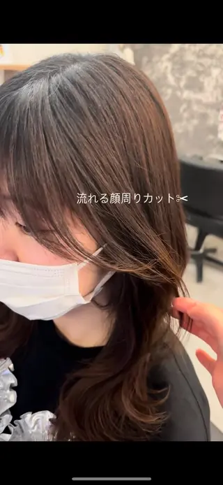 セミロング レイヤーカット/韓国 ヘア/LILICAのヘアスタイル
