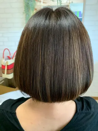 カラー 佐治 加奈子のヘアスタイル
