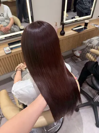 カラー 菅沢三奈/さいたま市 縮毛矯正/韓国ヘアのヘアスタイル