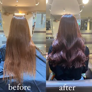 ロング カラー 絶対カワイイ保証💕 カワノ　チヒロのヘアスタイル