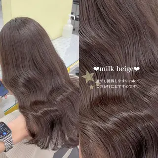 ロング カラー 🍑透明感color 🍑MOMOKA🍑のヘアスタイル