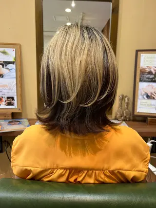 ミディアム Greens Yokoのヘアスタイル