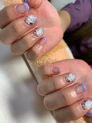 ネイル rukianail 新里のネイルデザイン