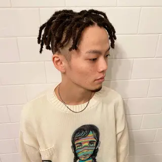 ショート カラー パーマ ヘアアレンジ メンズ キッズ ネイル マツエク・マツパ 中元 淳のヘアスタイル