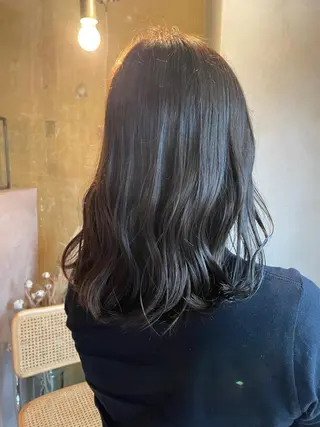 ミディアム カラー 韓国ボブ👩🇰🇷 小野絢未のヘアスタイル