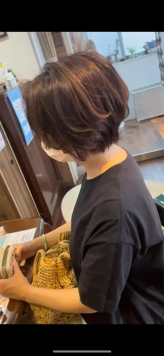 ショート 福見 美保のヘアスタイル