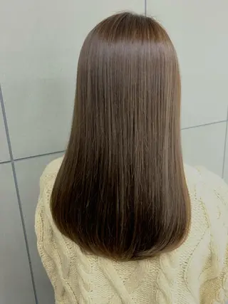 ミディアム カラー Silk-lei【銀座店】所属・銀座/美髪縮毛矯正 /髪質改善/山本翔華のヘアスタイル