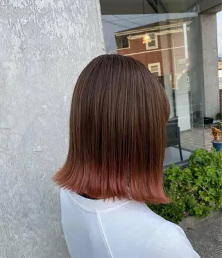 ミディアム カラー nook’所属・【nook’】 maiのヘアスタイル