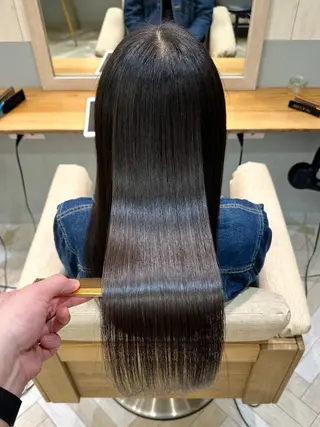 セミロング 新宿/髪質改善/ボブ 韓国レイヤー大重聖斗のヘアスタイル