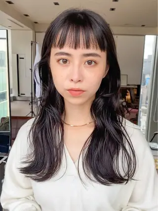 セミロング 【1日2名様限定】 AFLOAT白川雄副のヘアスタイル