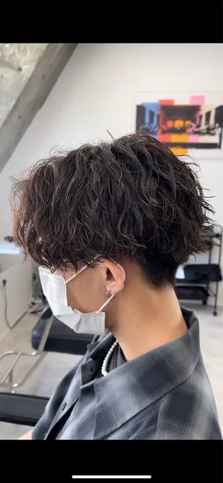 パーマ メンズ メンズパーマ/新潟/ 万代／田崎亮🌟のヘアスタイル