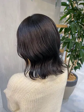 セミロング 🌼FERIA梅田 shiho🌼のヘアスタイル