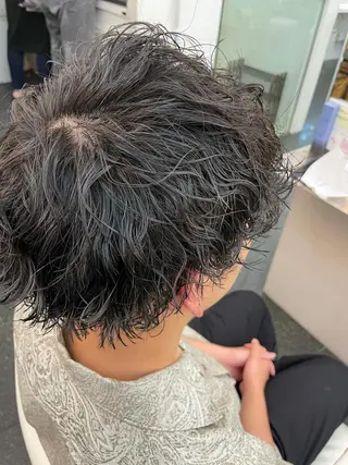 パーマ メンズ 💇🏻‍♂️パーマ ニキ✨本田龍斗のヘアスタイル