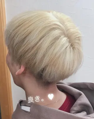 ショート カラー メンズ art house OZ所属・田中 真理のヘアスタイル