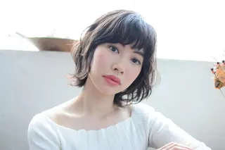 ミディアム Ash 店長　山下達也のヘアスタイル