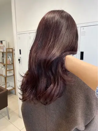 セミロング カラー CAPA秦野所属・藤原 明日里のヘアスタイル