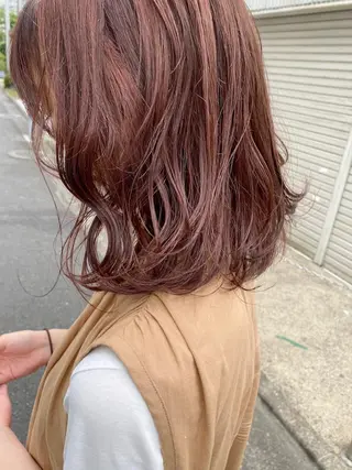 ミディアム カラー 西山梨々【12/1〜 産休を頂きます🎀】のヘアスタイル