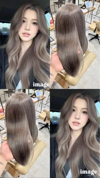 ロング カラー Ouka/Wカラー/ 大人艶カラーのヘアスタイル