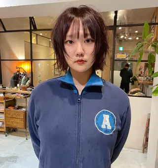 ショート カラー ファッションに 溶け込むstyleのヘアスタイル