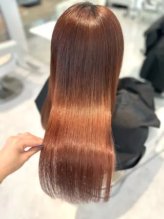 ロング カラー パーマ 縮毛矯正/ネイル 🌻ひまわり🌻のヘアスタイル