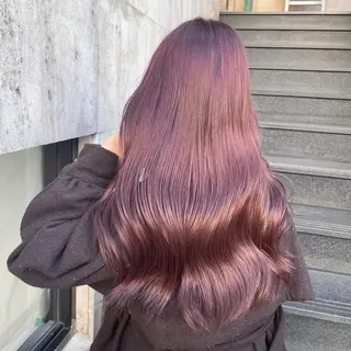 セミロング ミヤザキ タクトのヘアスタイル