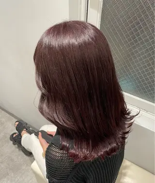 ミディアム カラー Zina【梅田】 /田中 沙弥のヘアスタイル