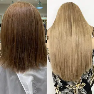 ロング カラー ヘアアレンジ TATSUYA アートディレクターのヘアスタイル