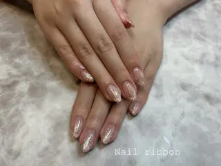 ネイル ネイルリボン 笠井のネイルデザイン