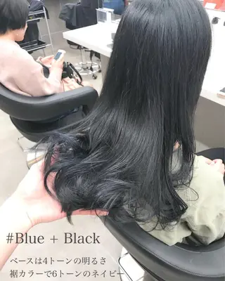 ロング カラー ヘアアレンジ TONE所属・透明感カラー/ 韓国ヘア/縮毛矯正のヘアスタイル