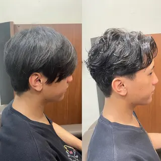 ショート パーマ メンズ トレサンパ所属・💈トレサンパ 💈金山駅✂︎愛実のヘアスタイル