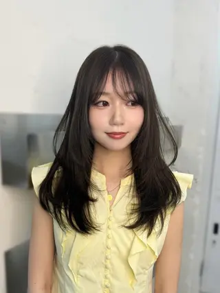 セミロング カラー 🦋韓国系指名No1 店長/圓山 祐也🦋のヘアスタイル