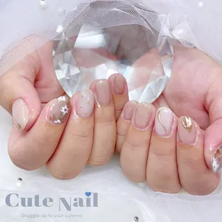 ネイル GO TODAY SHAiRE SALON原宿 Liber所属・️🫧もこ 艶感ネイル🫧のネイルデザイン