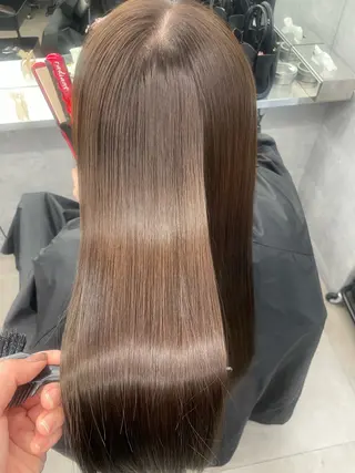 セミロング カラー ヘアアレンジ 髪質改善/縮毛/新宿 🫧SUZUKA🫧のヘアスタイル