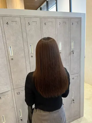 セミロング 斉藤 果音のヘアスタイル