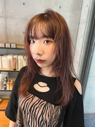 セミロング カラー ROUTE KOUTAのヘアスタイル
