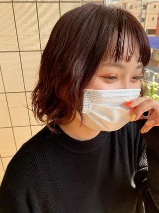 ショート カラー ELLE&SALLY 石野のヘアスタイル