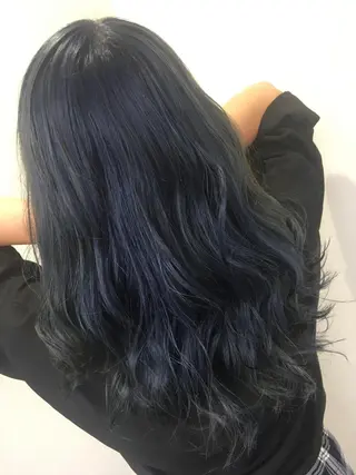 カラー ブリーチ毛縮毛矯正 👑山口のヘアスタイル