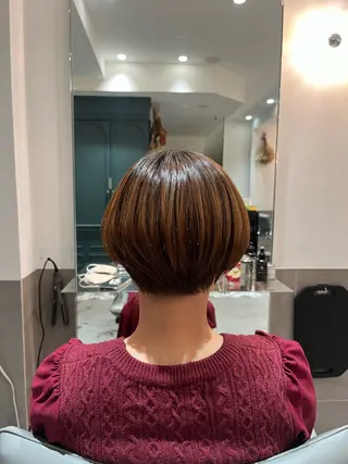 ショート 🍊暖色カラー🍊 sakuraのヘアスタイル