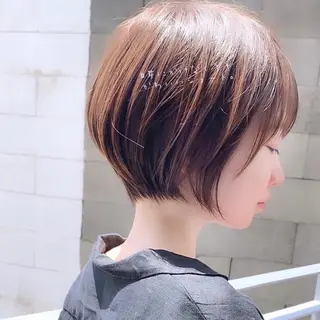 ショート カラー パーマ ヘアアレンジ FERiCIA.  表参道所属・レイヤーカット 🪄吉野翔悟のヘアスタイル