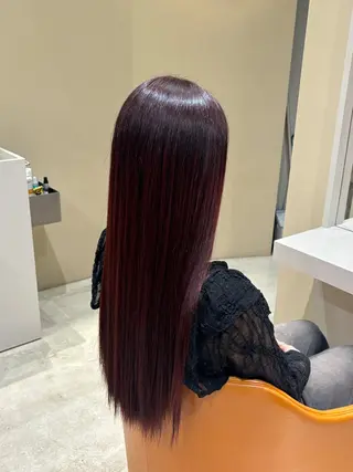 カラー 住谷 ゆりなのヘアスタイル