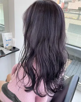 ロング カラー LIG daimyo所属・宮本 円のヘアスタイル