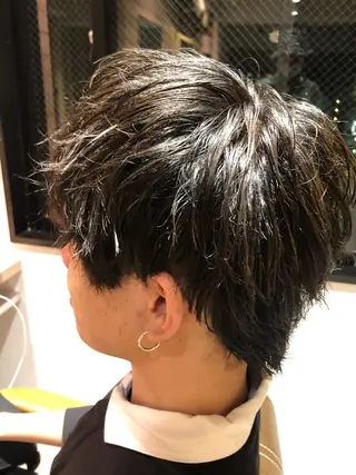 ショート カラー メンズ Moana by HEADLIGHT 川口店所属・川口髪質改善ウルトワ 🌈毛島健樹🌈のヘアスタイル