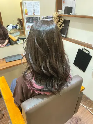 セミロング LandS barber &beauty所属・髪質改善特化 長澤友哉のヘアスタイル