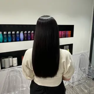 ロング カラー ななみ.⋆𝜗𝜚 艶カラー/まつパのヘアスタイル