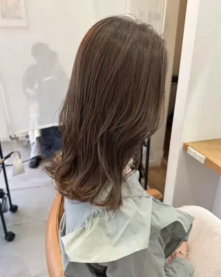 セミロング カラー レイヤーカット/暖色 カラー/mao🎀のヘアスタイル