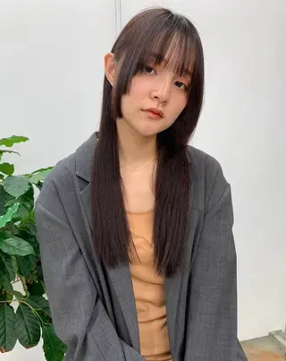 ロング Juri /暖色カラーのヘアスタイル