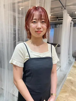 ミディアム カラー chiharu ボブ/レイヤーのヘアスタイル