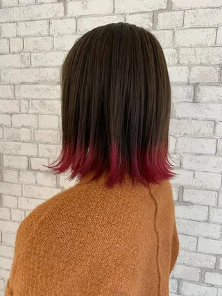 ミディアム ✂️小顔カット✂️ 山本有紀のヘアスタイル